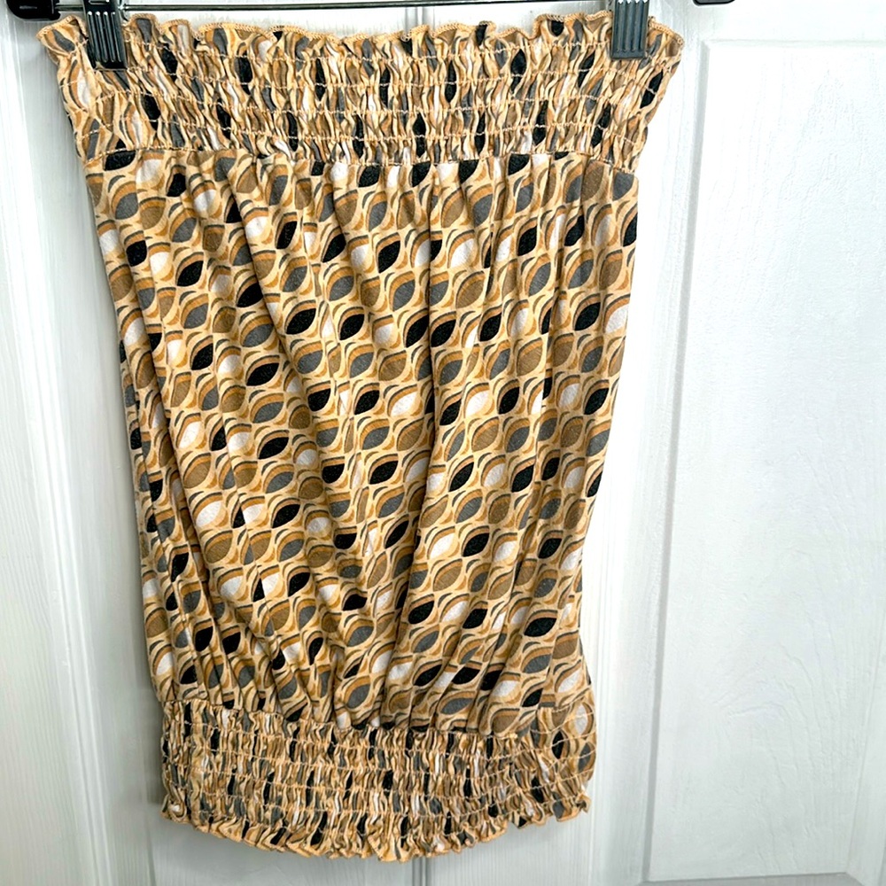 Heart Moon Stars Bandeau Top. Size small.